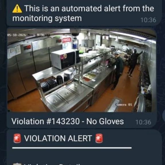 Kitchen alert: no gloves