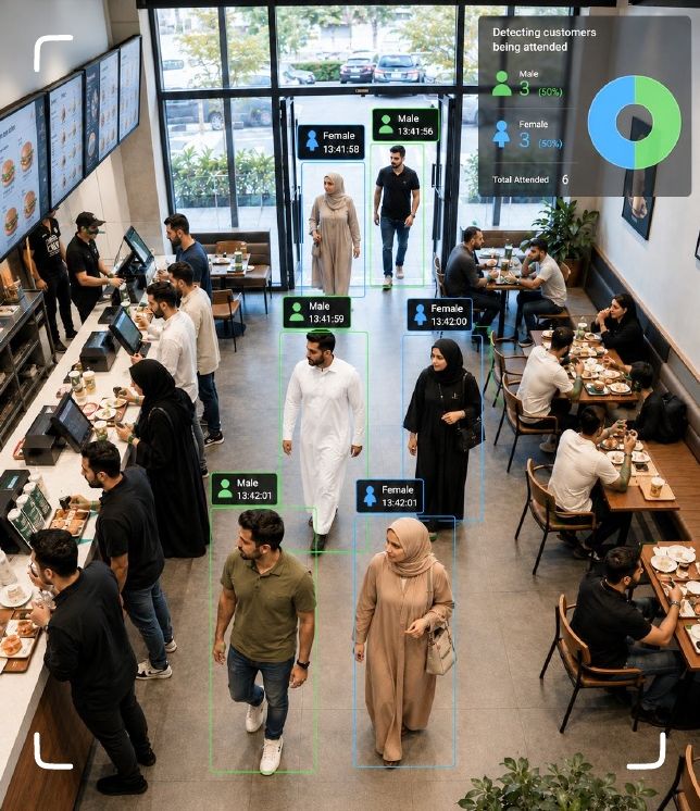 Customer counts and demographics