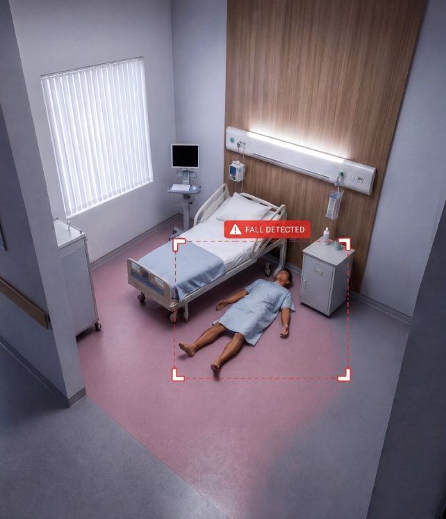 Patient falls and high-risk behaviour detected in real time